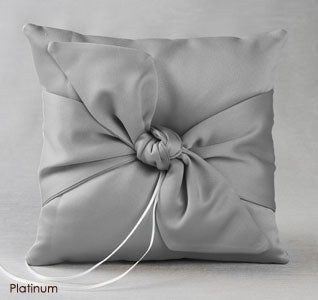 Love Knot in Color Ring Pillow