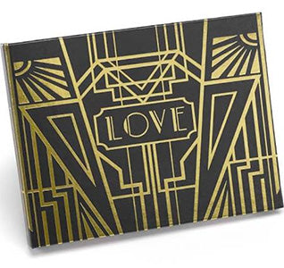 Art Deco Black &amp; Gold Guest Book