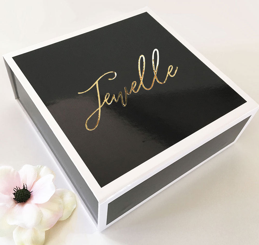 Personalized Gift Box - Black