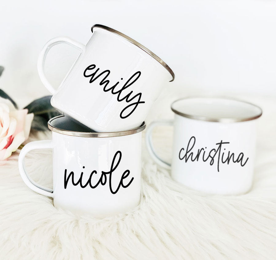 Personalized Campfire Bridesmaid Mug