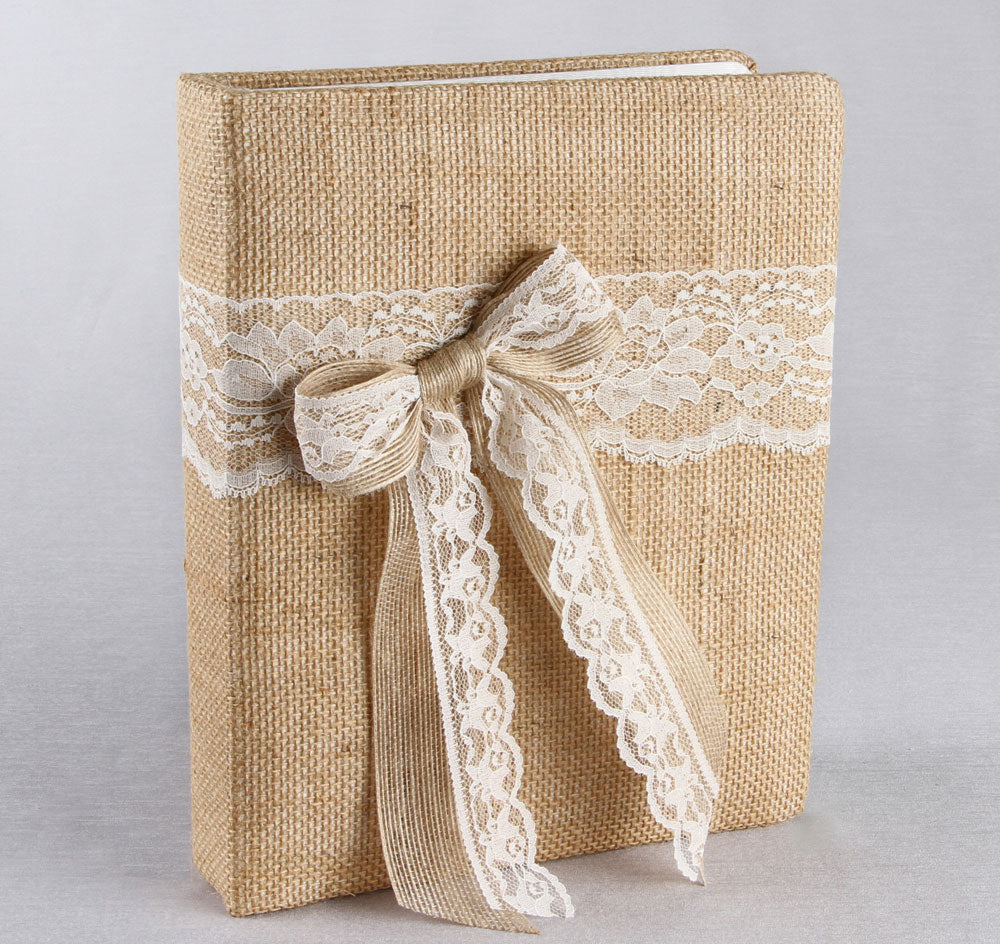 Country Romance Wedding Memory Book