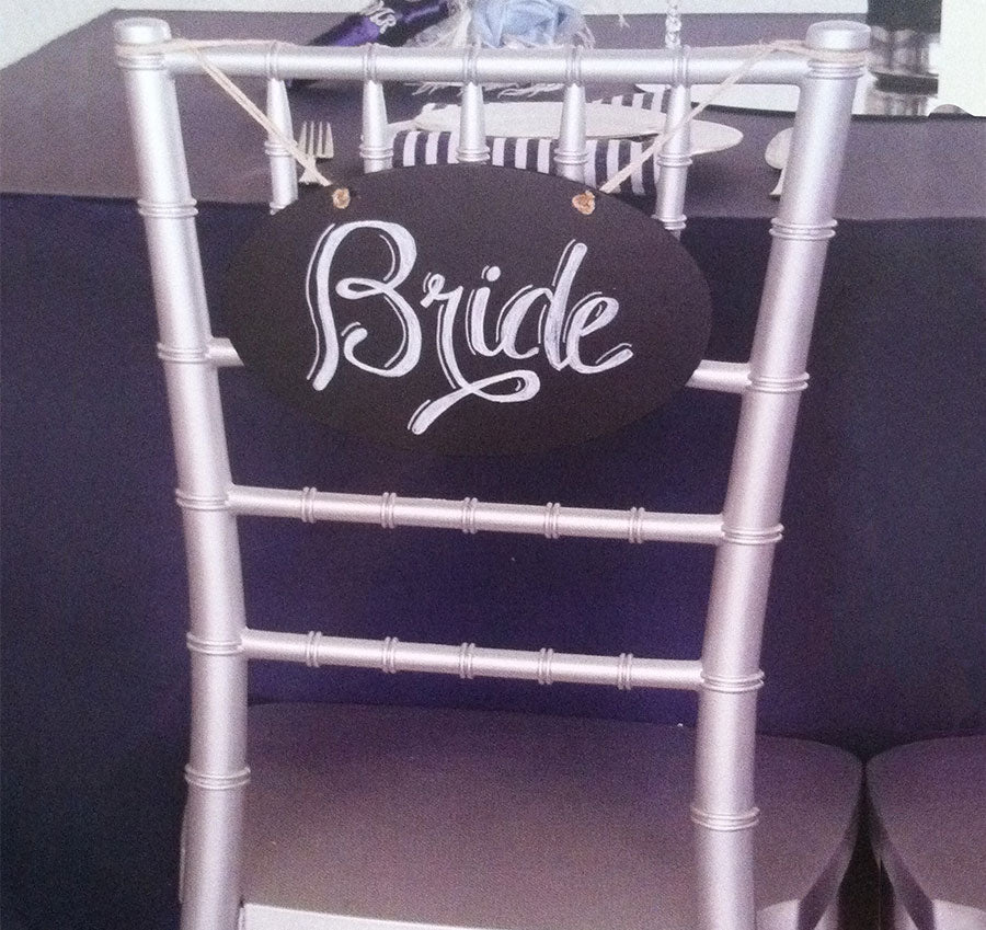 Oval Chalkboard Sign