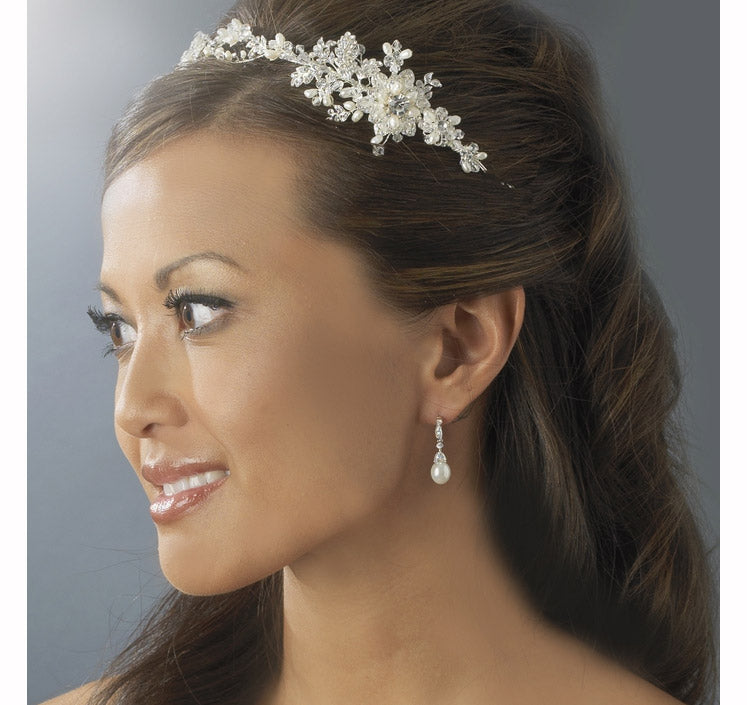 Pearl and Crystal Bridal Headband
