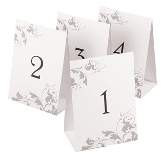 Table Number Tents - (1-40)