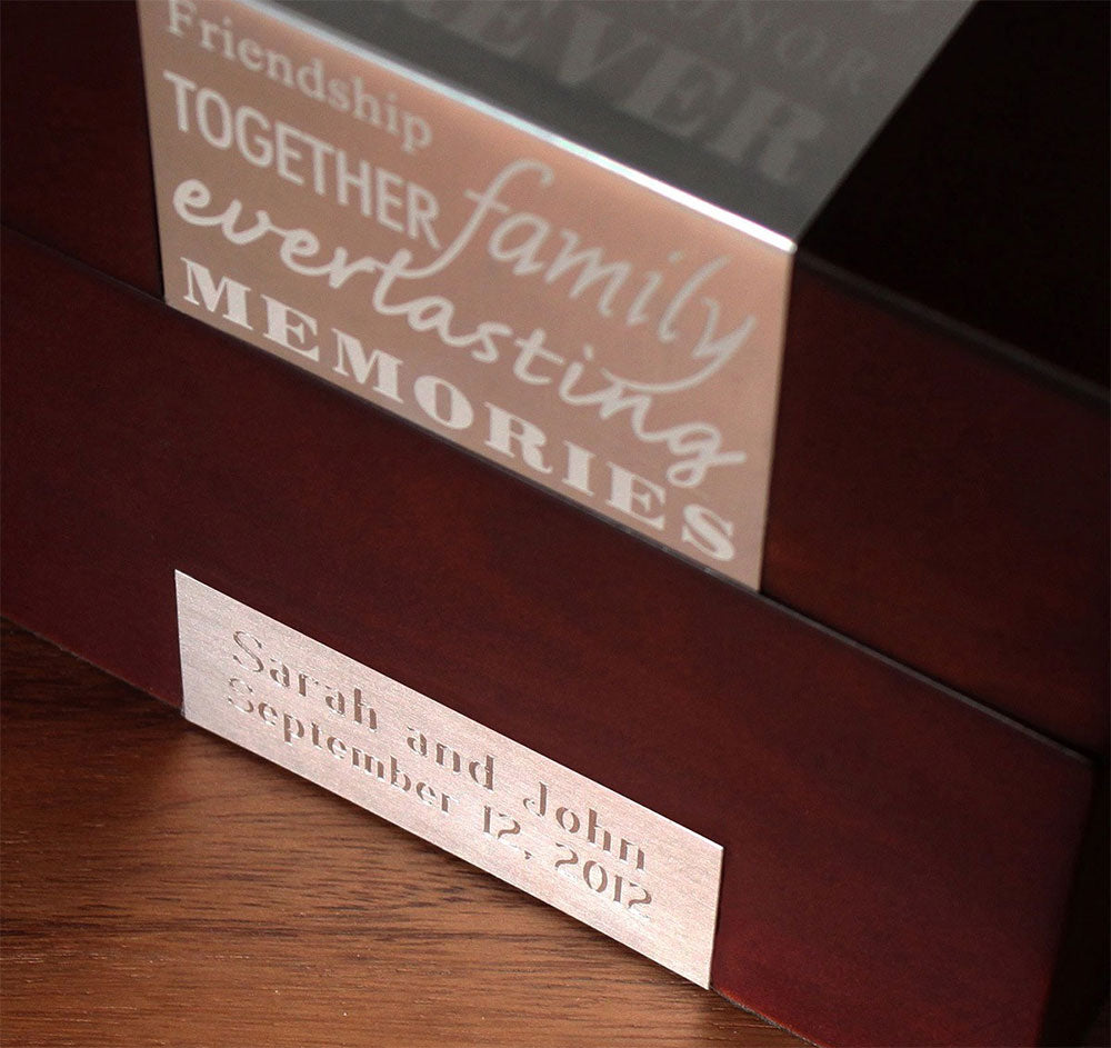 Wooden Wedding Memory Box