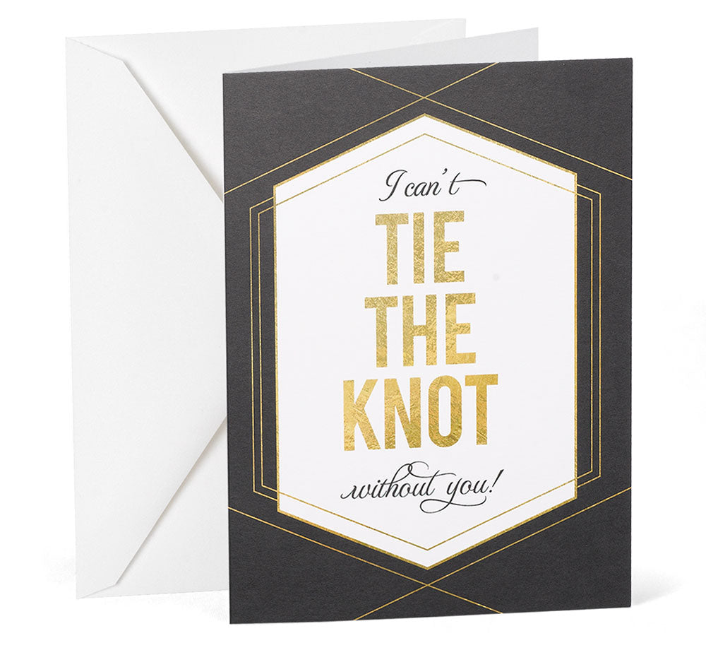Tie the Knot Bridesmaid Card