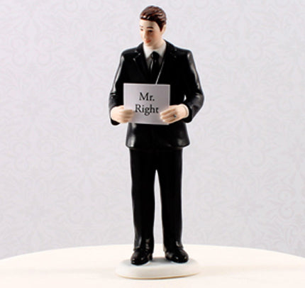 Read My Sign Groom Figurine