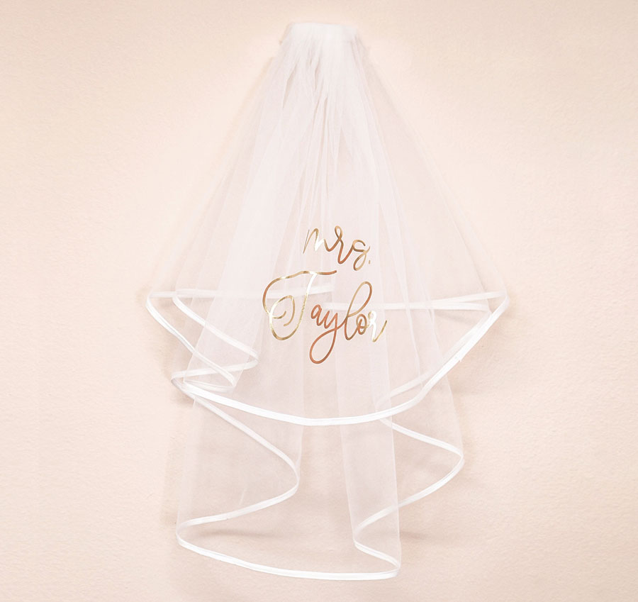 Personalized Mrs Veil
