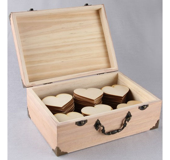 Heart Wood Wedding Wish Cards (Set of 10)