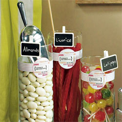 Miniature Rectangular Wooden Black Board Clip