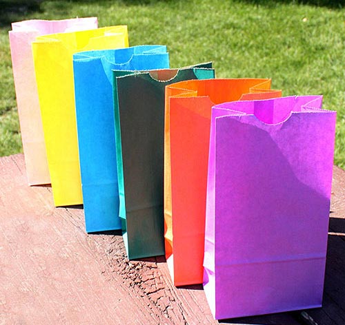 Self-Standing Paper Goodie Bags