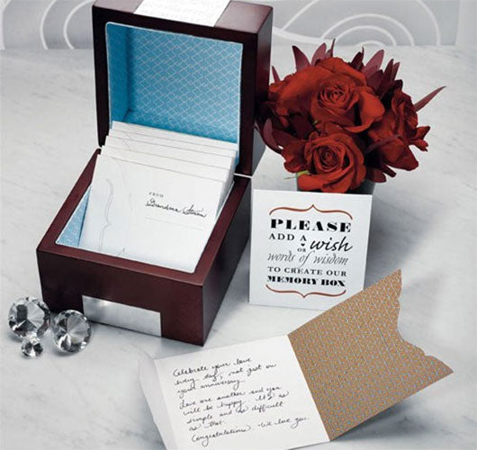Wooden Wedding Memory Box