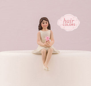 Preteen Girl Cake Top Figurine