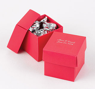 Fuchsia Favor Boxes - Personalized