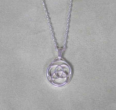 Sterling Silver Filigree Family Medallion Pendant