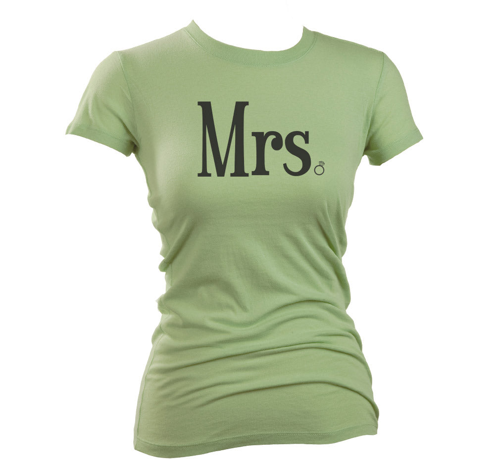 Mrs. Diamond Ring Fitted Tee