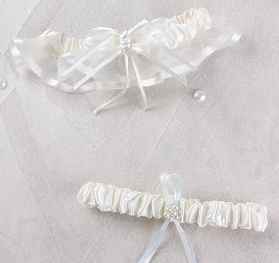 Simplicity Wedding Garter Set