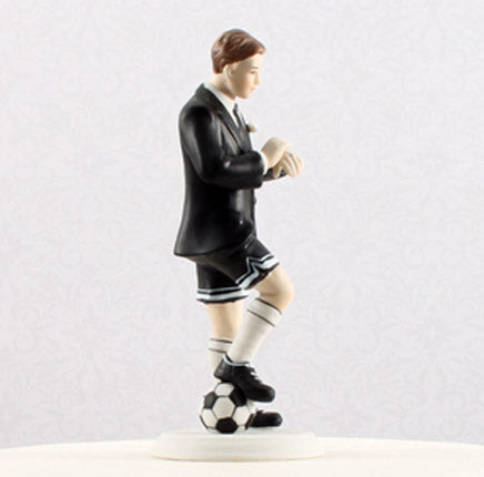 Soccer Groom Figurine