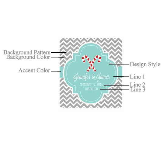 Sweet Shoppe Candy Boxes - Winter (set of 12)