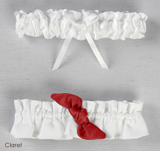 Love Knot in Color Wedding Garter Set