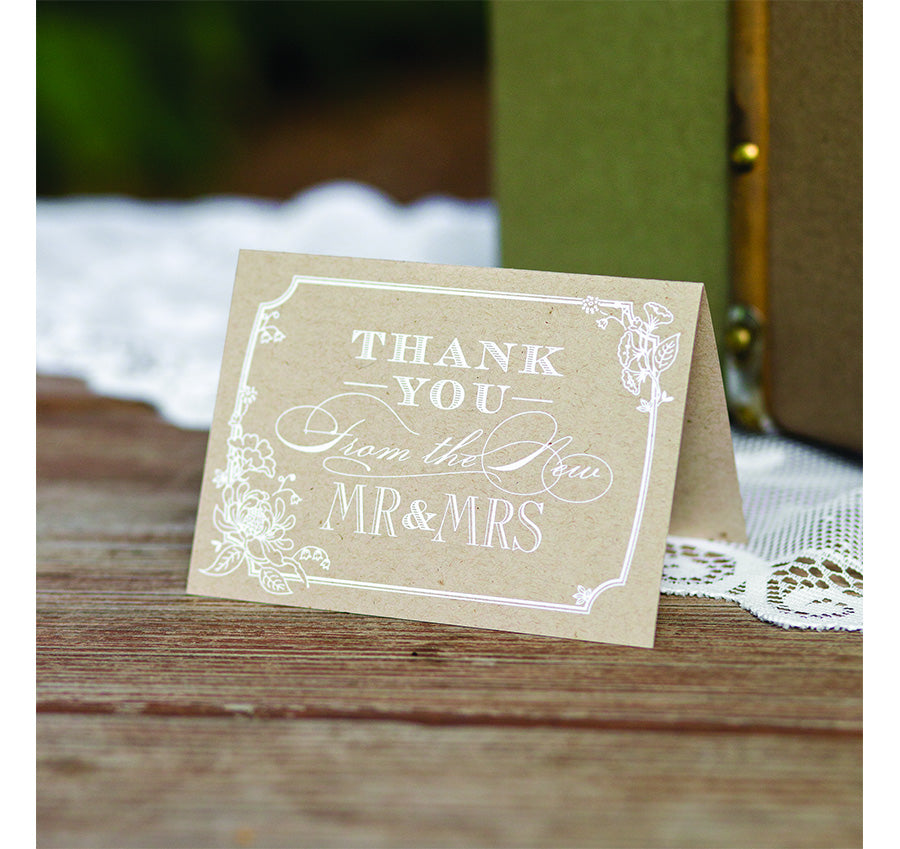 Country Blossom Thank You Cards