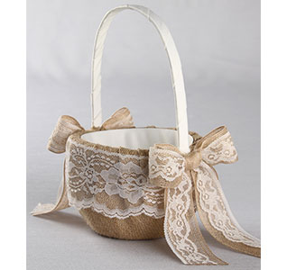 Country Romance Flower Basket