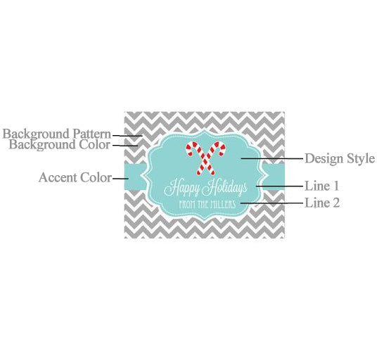 Personalized Winter Mini Mint Favors