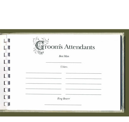 Rustic Garden Wedding Guest Book