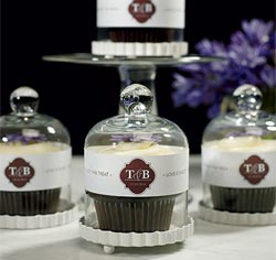 Miniature Glass Bell Favor Jars (Set of 4)