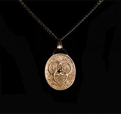 Gold Over Pewter Family Medallion