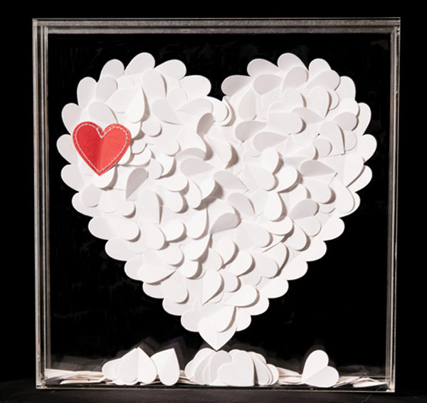 From The Heart Transparent Acrylic Shadow Box