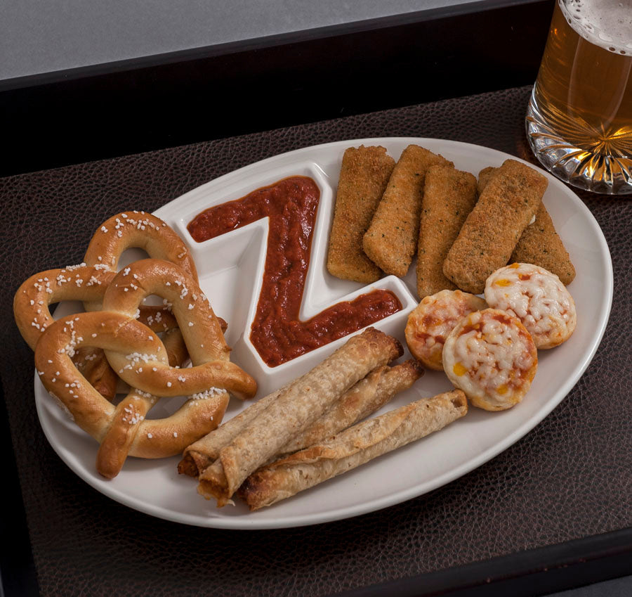 Porcelain Letter Platter A-Z