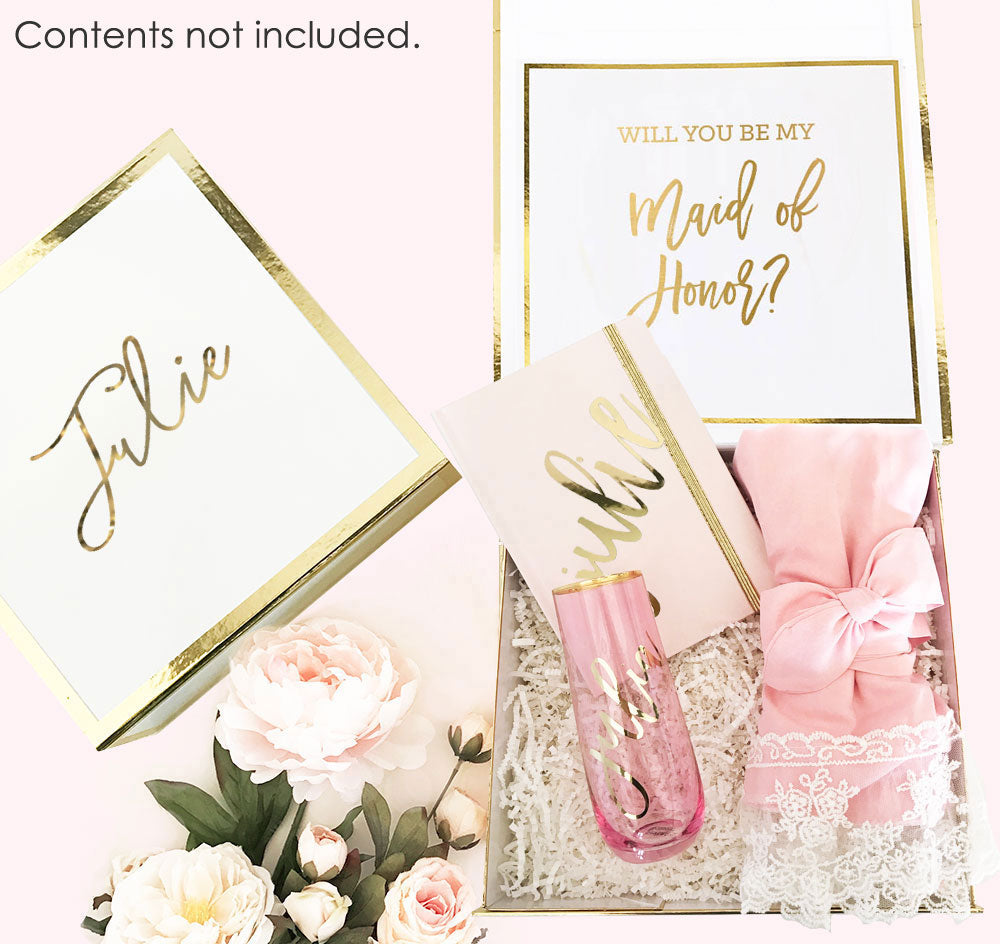 Personalized Gift Box - White