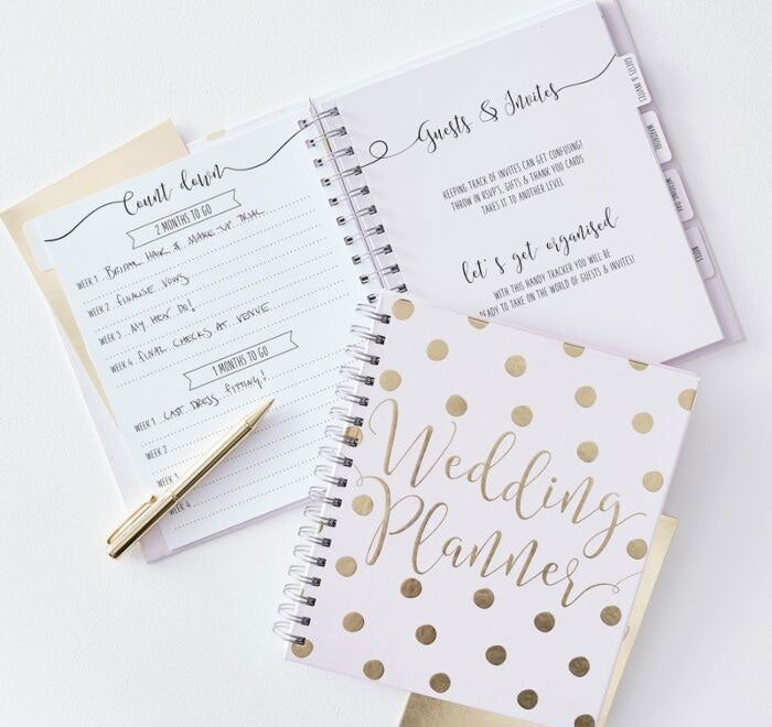 Pink and Gold Wedding Planner