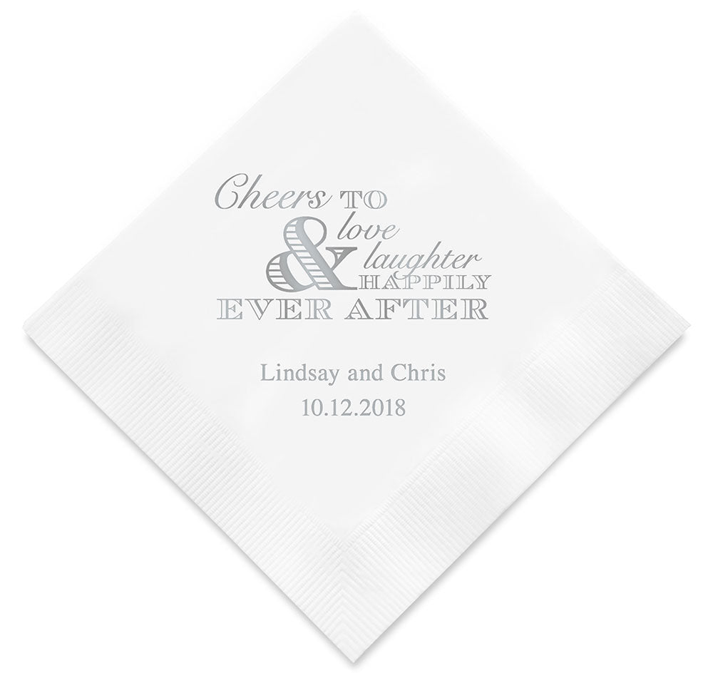 Wedding Cheer Personalized Napkins