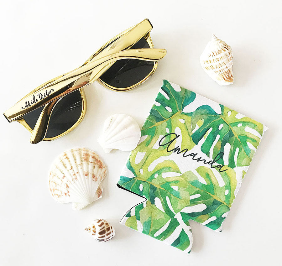 Tropical Can Cooler - Personalized
