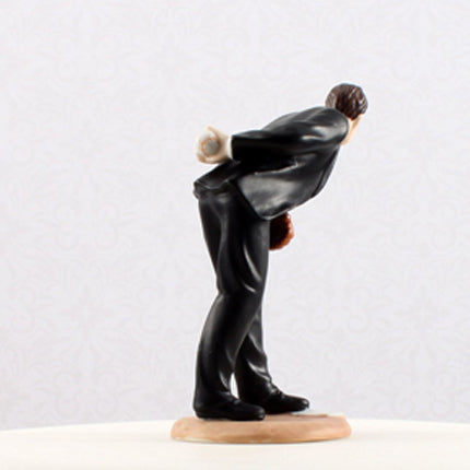Baseball Groom Figurine