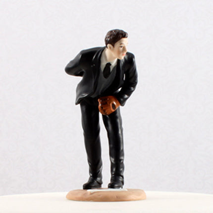 Baseball Groom Figurine