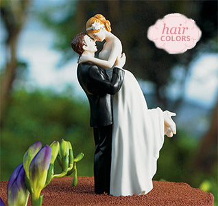 True Romance Bride &amp; Groom Cake Topper
