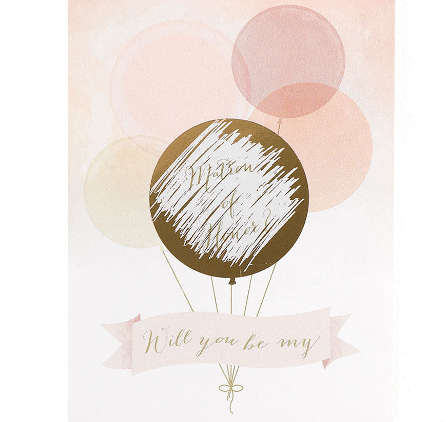 Pop the Question Scratch Off Card - Matron of Honor
