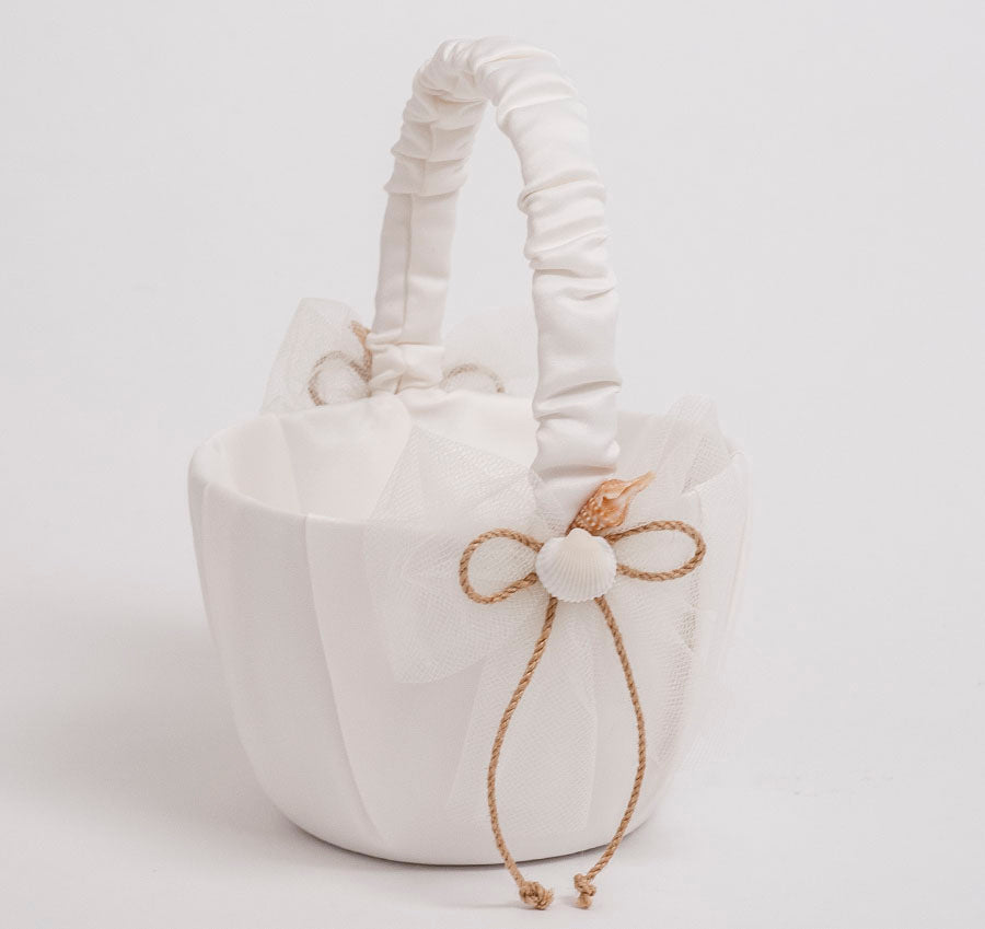 Sea Shell Flower Basket