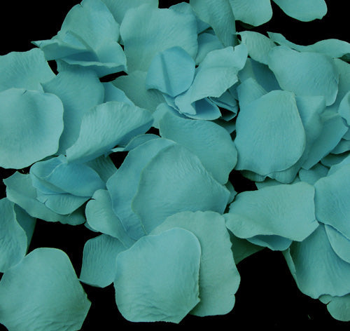 Turquoise Rose Petals