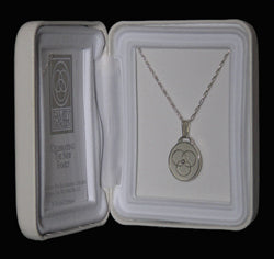Sterling Silver Medallion Pendant - Bright Finish