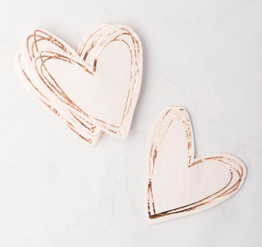 Heart Wedding Napkins