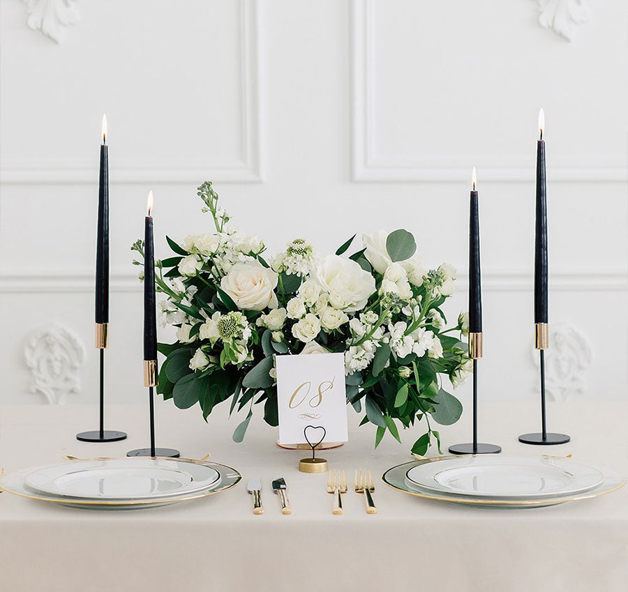 Double Heart Place Card Holders - Set of 6