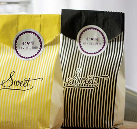 Sweet Black Goodie Bags