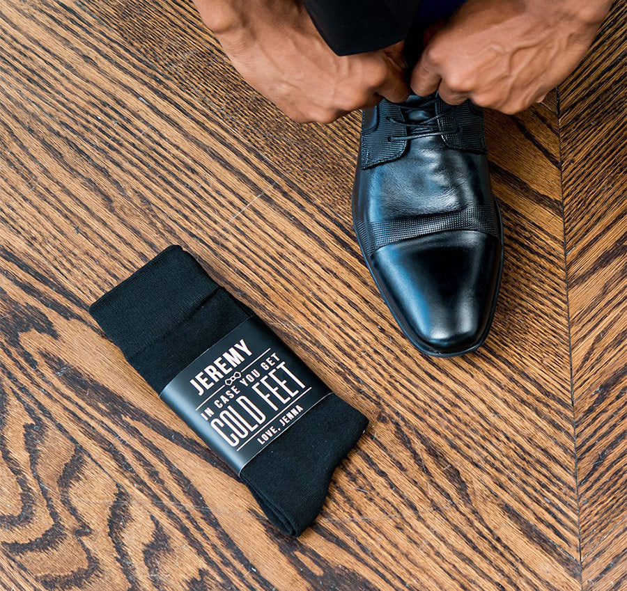 Personalized Men&#39;s Socks - Cold Feet