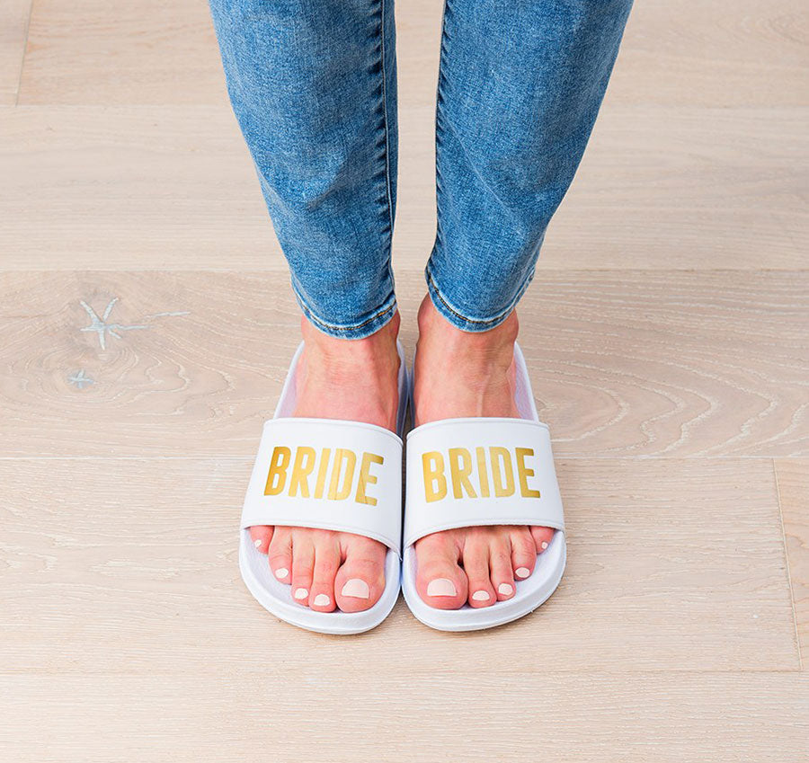 Women&#39;s Slide Sandals - Bride