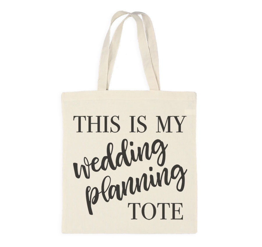 Wedding Planning Tote Bag