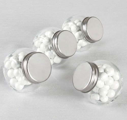 Mini Glass Favor Candy Jar (Set of 9)